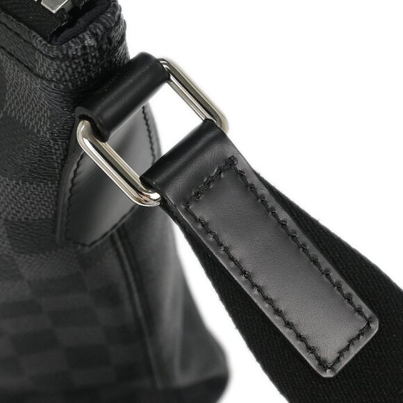 Louis Vuitton Damier Graphite Mick MM Shoulder Bag N41106 SR0136 115713